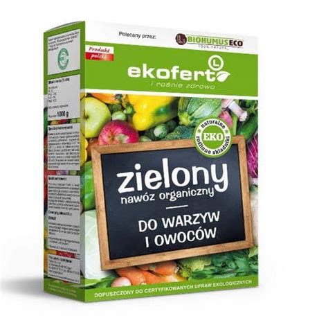 Ekofert nawóz organiczny do warzyw i owoców 1kg ogrodnik24 pl