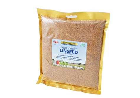 freshly ground linseed meal  bag