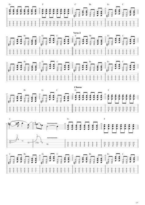 Sex Pistols Submission Guitar Chords And Tabs Guitar Jam