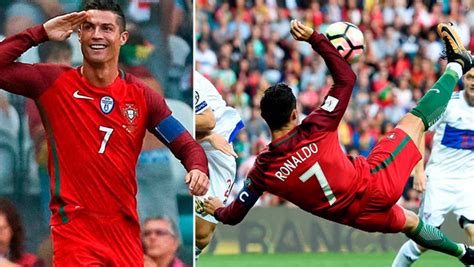 Watch Cristiano Ronaldo Score A Spectacular Bicycle Kick On Way To Hat