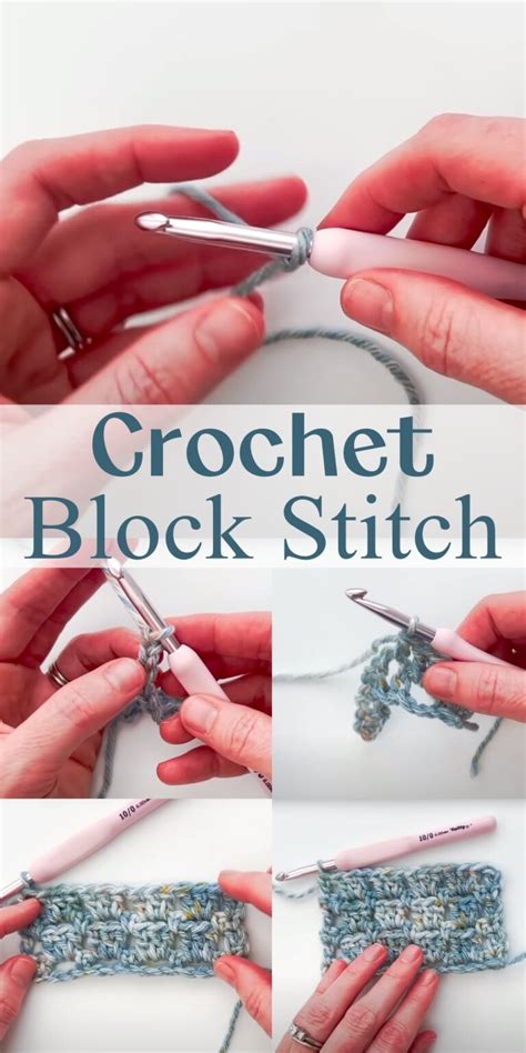 How To Crochet Block Stitch Step By Step Guide The Newlywed