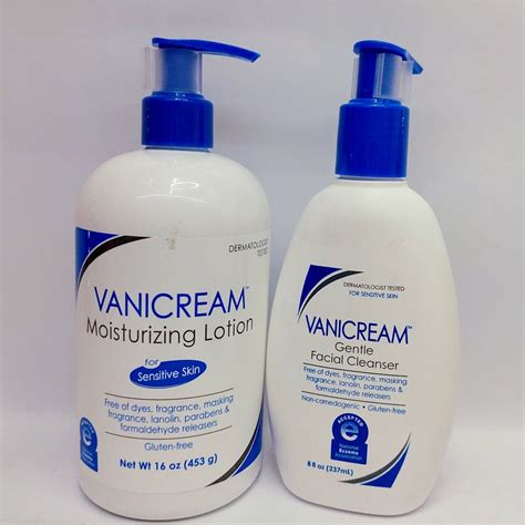 Vanicream Moisturizing Lotion 453g I Gentle Facial Cleanser 237ml