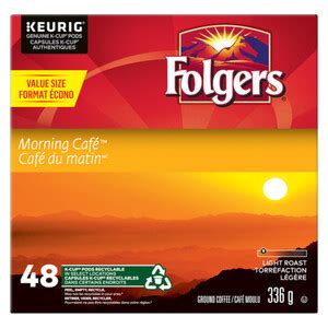 Folgers Coffee Pods Morning Coffee 48 K-Cups 336 g - Voilà Online Groceries & Offers