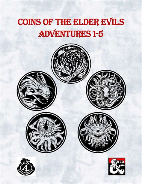 Tdg01 Coins Of The The Elder Evils Adventures 1 5 Bundle Dungeon