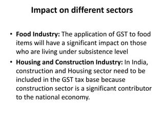 Eco GST Effect On Indian Economy PPT