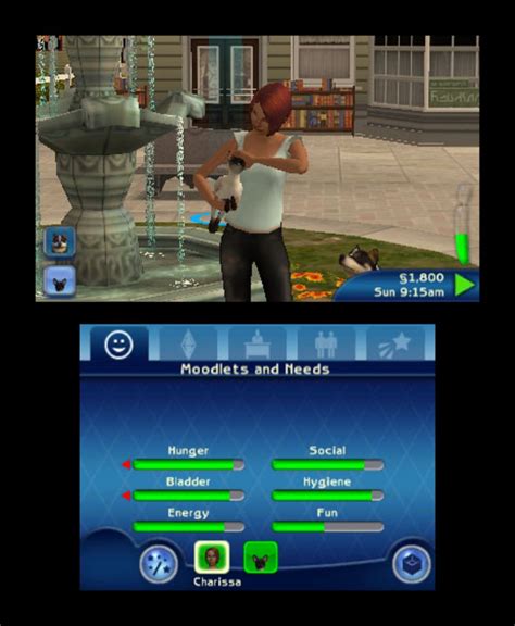 The Sims 3 Pets (3DS) Screenshots