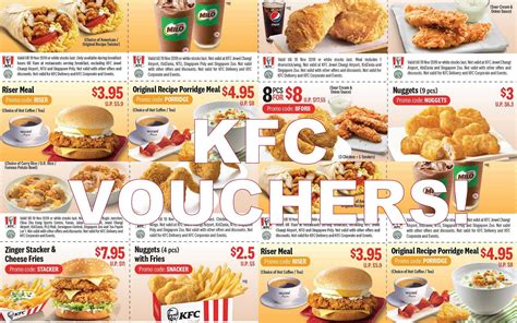 KFC Coupons : For Oct / Nov - TheWackyDuo.com - Singapore Lifestyle Portal