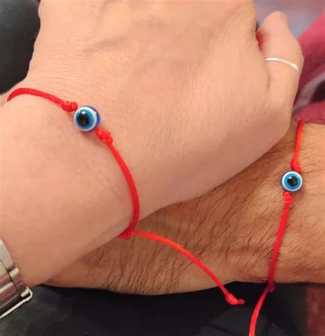 Hilo Rojo Pulseras Para Compartir Ojo Turco Nazar Protecci N Mercadolibre