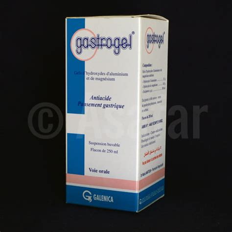 GASTROGEL 3 49 g 3 99 g 1 flac 250 ml Fiche médicament