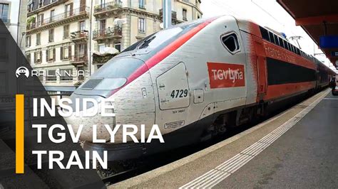 Inside Of A High Speed Train Tgv Lyria France Trains Rail Ninja