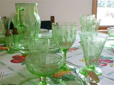 Green Depression Glass – An Assortment of Beautiful Glassware