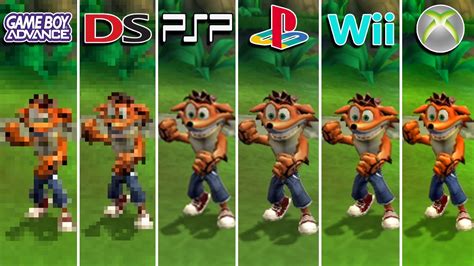 Crash Of The Titans Gba Vs Nds Vs Psp Vs Ps Vs Wii Vs Xbox