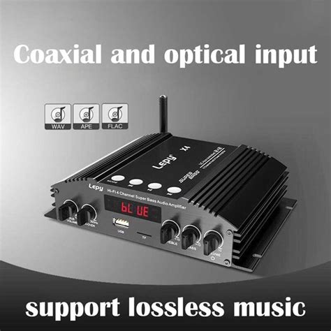 Jual Lepy Audio Amplifier Bluetooth Usb Tf Hifi Sound Booster