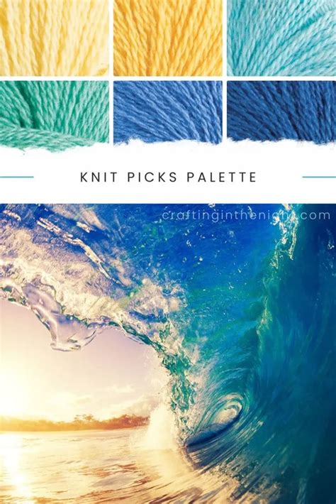 Ocean Yarn Color Palette for Crochet & Knits - Crafting in the Night