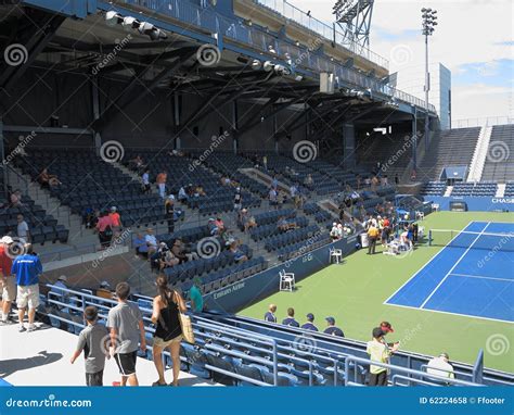 U S Open Tennis Grandstand Court Editorial Stock Photo Image Of