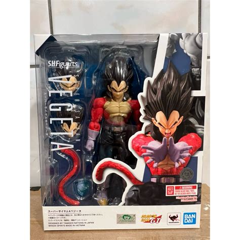 全新現貨 代理版 Shfigures Shf 七龍珠gt 超級賽亞人4 達爾 貝吉達 可動公仔 蝦皮購物