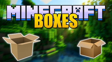 Minecraft Boxes Mod Cardboard Boxes And Ups Minecraft V164 Mod