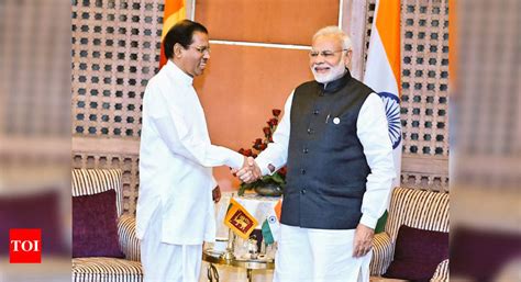 Pm Modi Meets Sri Lankan President In Nepal Discusses Bilateral