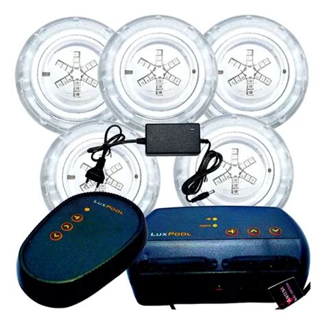 Kit Iluminação De Piscina 5 Led 9w Módulo Lux Pool Tholz Frete grátis