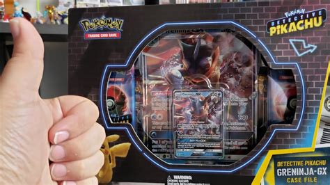 Unboxing Detective Pikachu Greninja Gx Case File Youtube