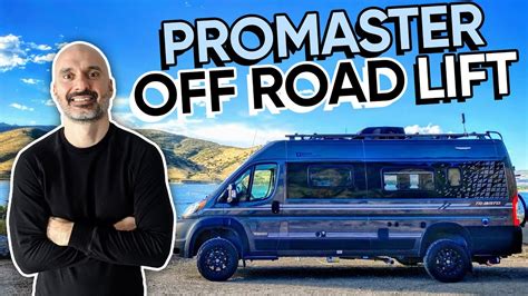 Awesome Ram Promaster Van Conversion Lift Kit 🚌 Winnebago Travato Gets