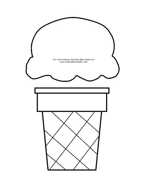 Free Printable Pictures Of Ice Cream Cones