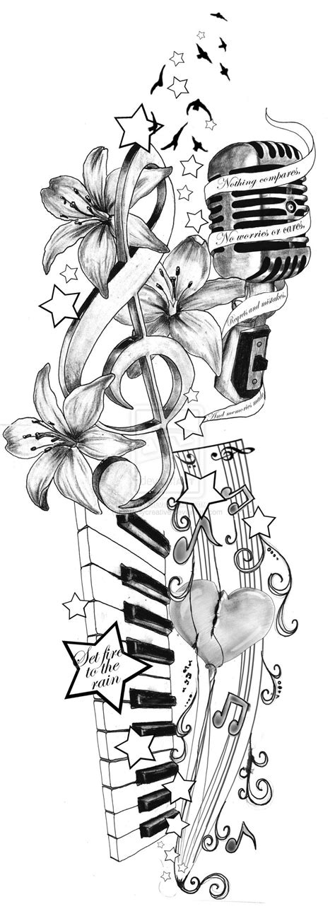 Adele Inspired Tattoo Idea By Artfullycreative On DeviantART Music