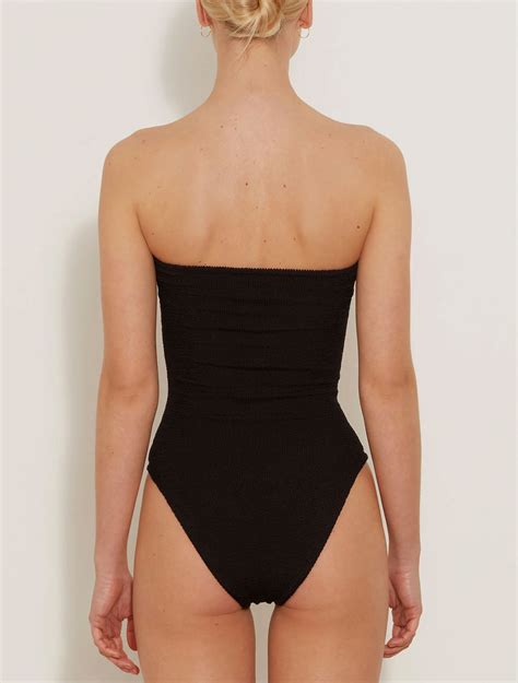 Shop Hunza G Brooke Crinkle Swimsuit Online Camargue Fashion Australia