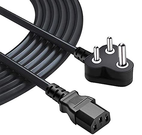 Essar Computer Power Cable Cord For Desktops Pc And Printersmonitor