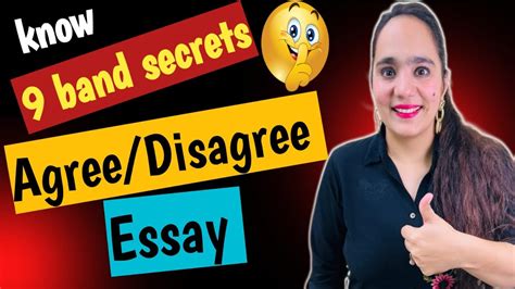 Know The Secrets To Get 9 Bands In IELTS Agree Disagree Essay YouTube