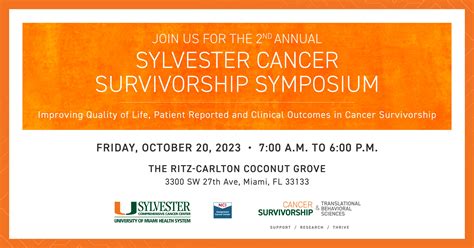 Cancer Survivorship Program Sylvester Comprehensive Cancer Center