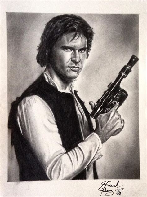 Han Solo Graphite Drawing By Imatuffcookie On Deviantart