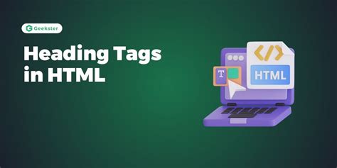 Heading Tags In Html H To H Tag With Example