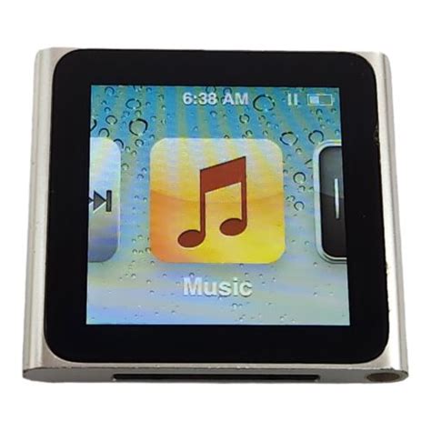 Silver Apple Ipod Nano Th Gen Gb Mp Music Player A W Usb Cord