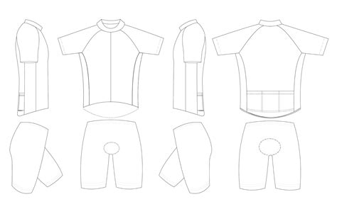 Custom Cycling Jersey Design Template