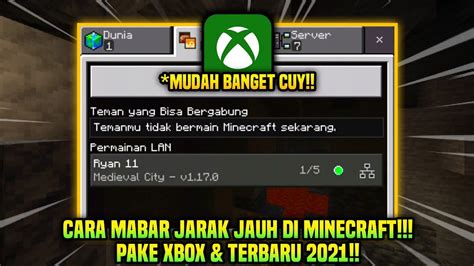 Cara Mabar Multiplayer Jarak Jauh Di Minecraft 1 17 Terbaru 2021 Pake