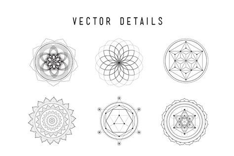 Sacred Geometry Vector Pack Vol