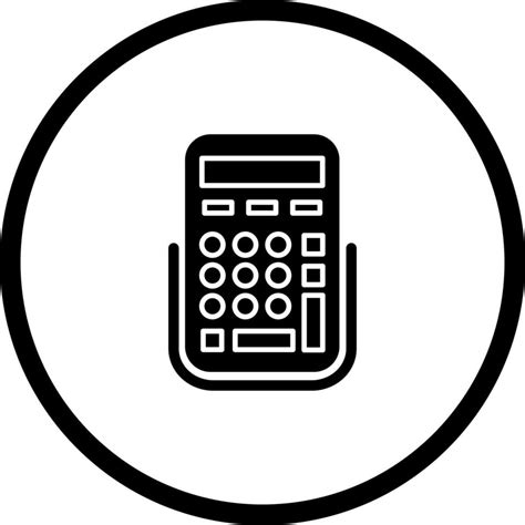 Calculator Vector Icon 20679393 Vector Art At Vecteezy