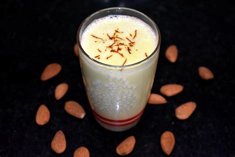 Badam Milk Shake Recipe How To Make Almond Milk Shake