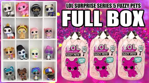 Lol Surprise Fuzzy Pets Full Box Lol All Makeover Series 5 Pets