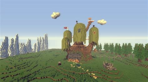 Adventure Time - The Tree House [Finn & Jake's Home] + DOWNLOAD Minecraft Map