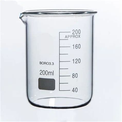 200ML Lab Glass Beaker at ₹ 55/piece | Beker in Ambala | ID: 20145775633