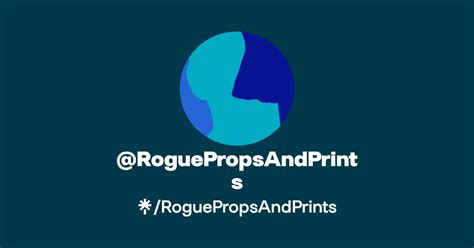 RoguePropsAndPrints Instagram TikTok Linktree