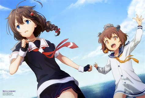 艦隊これくしょん 艦これ 時雨 雪風 壁紙 tsundora