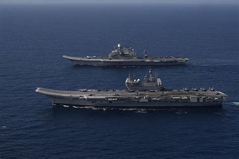 Indian Navy Seamlessly Operates Twin Aircraft Carriers With 35 Aircraft ...