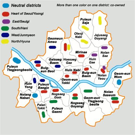 buňka probíhá sníh seoul district map princ Definitivní Pokořit