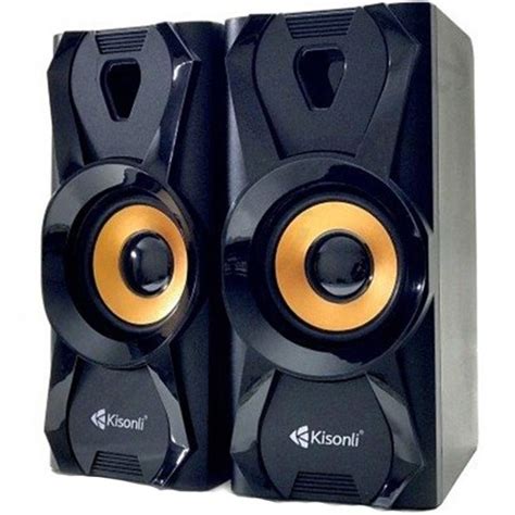 Kisonli U Computer Speakers With Subwoofer Sound Desktop Disco