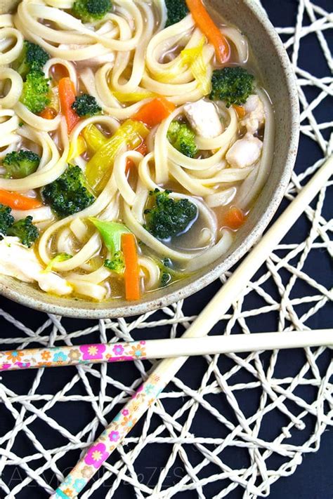 Chicken And Ginger Noodle Soup