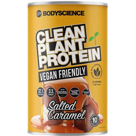 Bsc Body Science Clean Plant Protein Salted Caramel Kg Woolworths