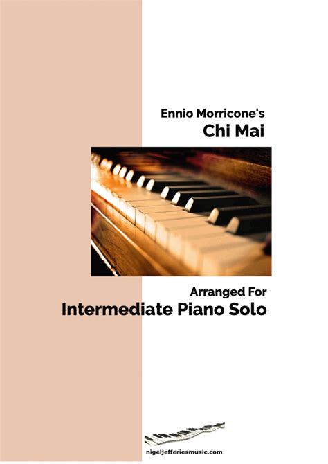 Chi Mai Arr Nigel Jefferies By Ennio Morricone Sheet Music For Piano